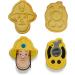 Set 2 cortadores galletas pl�stico Bombero Sam