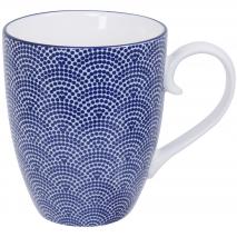 Taza t� japon�s Nippon blue 380 ml dots