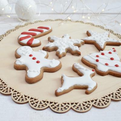 Plato presentaci�n redondo madera encaje Bois