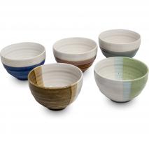 Set 5 bols japonesos Zen 11 cm