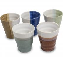 Set 5 vasos japoneses Zen