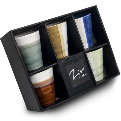 Set 5 vasos japoneses Zen