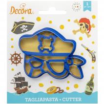 Tallador galetes plstic Mscara Pirata