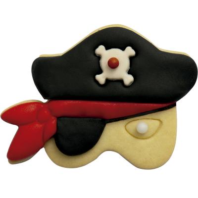 Cortador galletas plstico Mscara Pirata