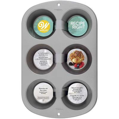 Molde 6 cupcakes Jumbo Wilton