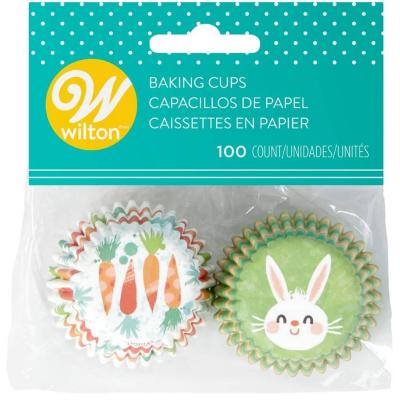 Papel mini cupcakes x100 Conejo Pascua