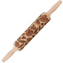 Rodillo con grabado Hojas tropicales