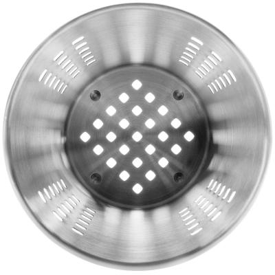 Bote utensilios agujeros acero