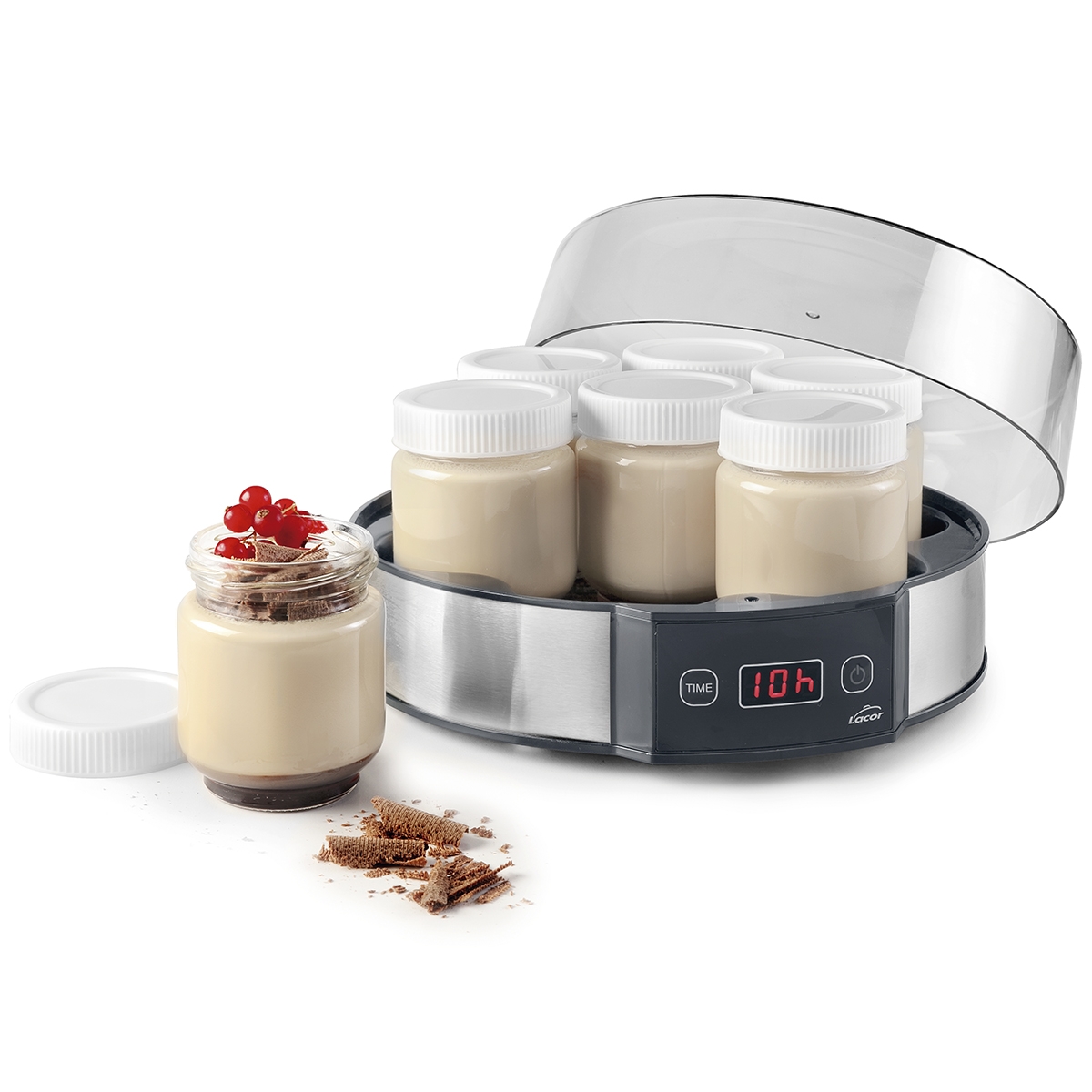 Yogurtera eléctrica con 7 tarros Gadgets & Cuina