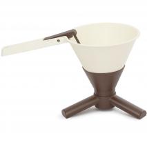 Embut dispensador amb base xocolata