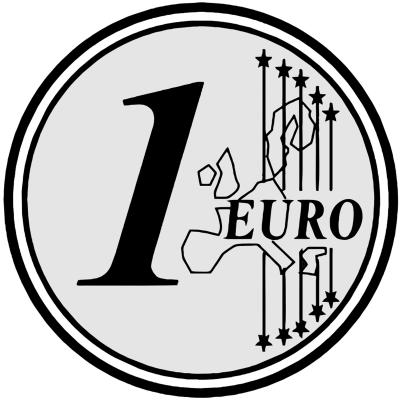 Molde Chocolate Monedas 1 Euro x6