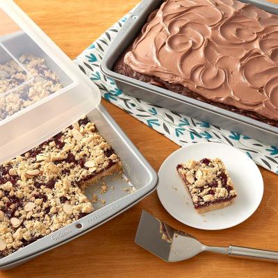 Molde met�lico Brownie con tapa 22x22