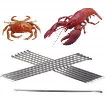 12 tenedores langosta y crustceos