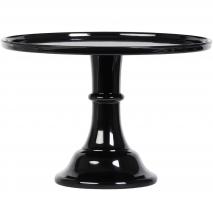 Expositor para pasteles grande negro vintage