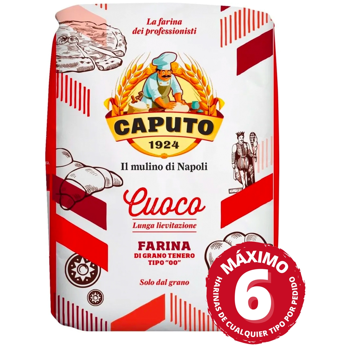 Farina Caputo 00 pizza llarga fermentació cuoco Gadgets & Cuina