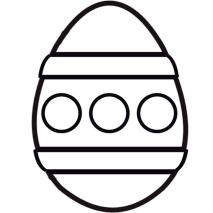 Molde Mona Pascua chocolate Huevo grabado puntos