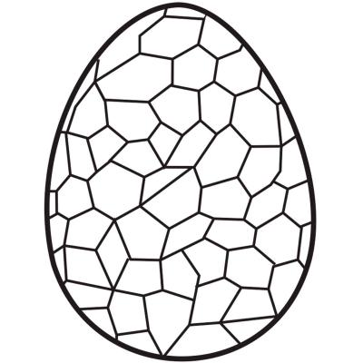 Molde Mona Pascua Huevo grabado x6