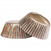 Papel cupcakes x60 Oro rosa