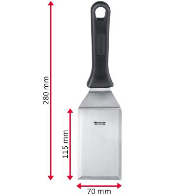 Esp�tula rectangular afilada 3 costados