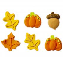 Set 6 decoracions de sucre Bosc
