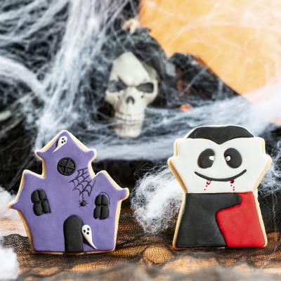 Set 2 cortadores galletas pl�stico Vampiro