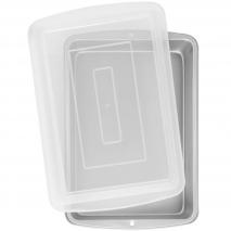 Molde met�lico rectangular con tapa 32x22