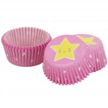 Papel cupcakes x50 Estrellas