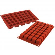 Molde mini cuadrados 40 cav. x13 ml
