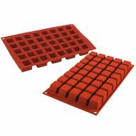 Molde mini cuadrados 40 cav. x13 ml