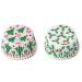 Papel cupcakes x36 Holly Navidad