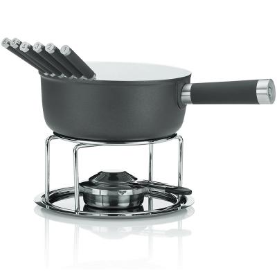 Set fondue Lancy aluminio 10 piezas 2 L