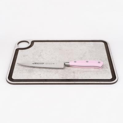 Tabla cortar Arcos fibra madera mrmol con canal