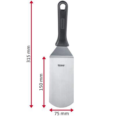 Esp�tula acero rectangular 31x8x15 cm