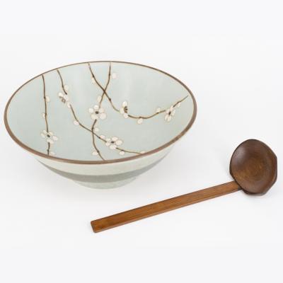 Cuchara ramen japonés bambú 18 cm