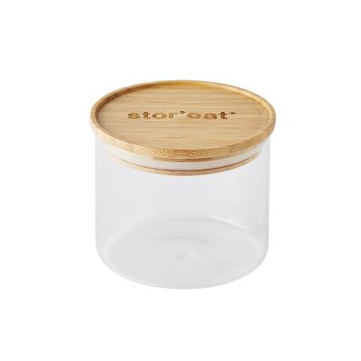 Bote de cocina Stor'eat cristal borosilicato tapa bamb�