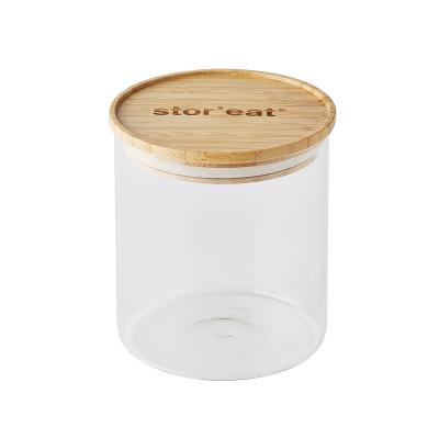Bote de cocina Stor'eat cristal borosilicato tapa bamb�