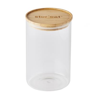 Bote de cocina Stor'eat cristal borosilicato tapa bamb�