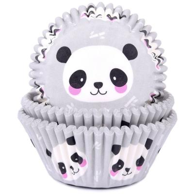 Papel cupcakes x50 Panda