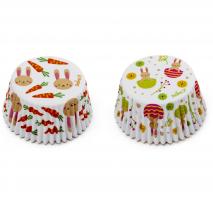 Paper cupcakes x36 Conillets Pasqua