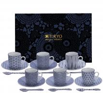 Set regalo café Nippon blue 18 piezas