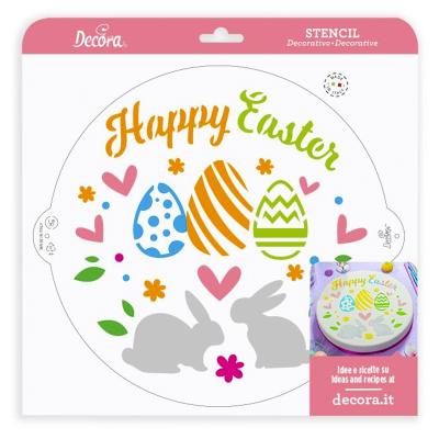 Stencil plantilla Pascua 25 cm