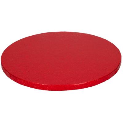 Base pasteles redonda 30 cm roja