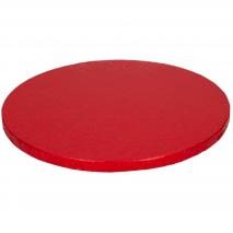 Base pasteles redonda 30 cm roja