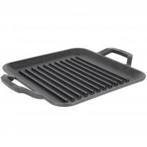 Planxa grill quadrada ferro Lodge Chef 28 cm