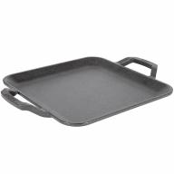 Planxa llisa quadrada ferro Lodge Chef 28 cm
