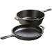 Combo sartenes hierro fundido Dutch Oven 26cm 2,8L