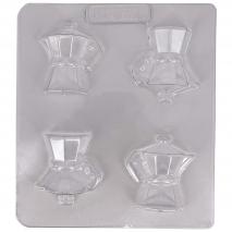 Molde Mona Pascua chocolate Cafeteras mini