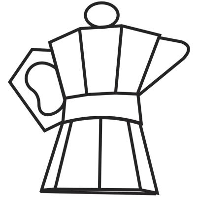 Molde Mona Pascua chocolate Cafeteras mini