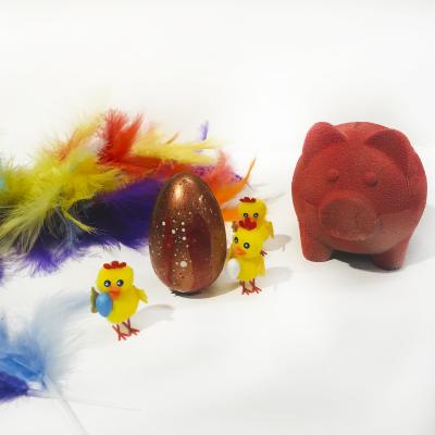 Molde Mona Pascua chocolate Hucha cerdito