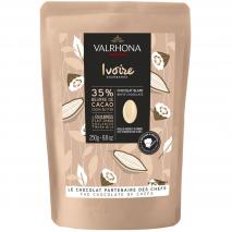Cobertura xocolata blanca Valrhona Ivoire 35%250g